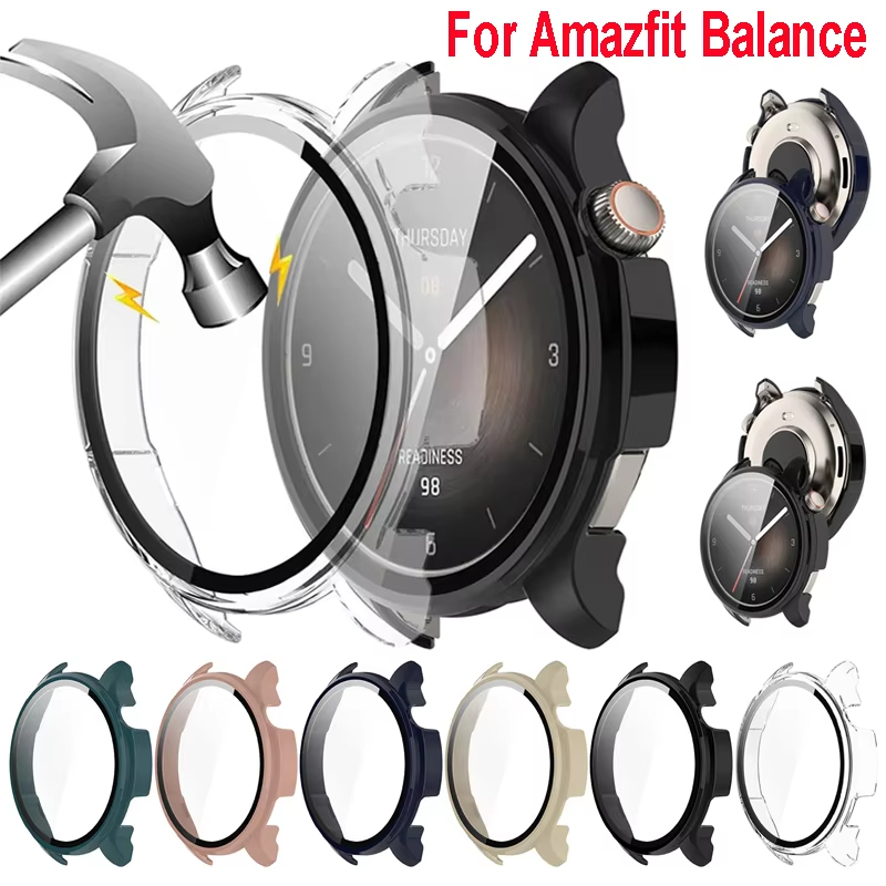 Amazfit Smartwatch Accessories - Funda de vidrio templado para Amazfit