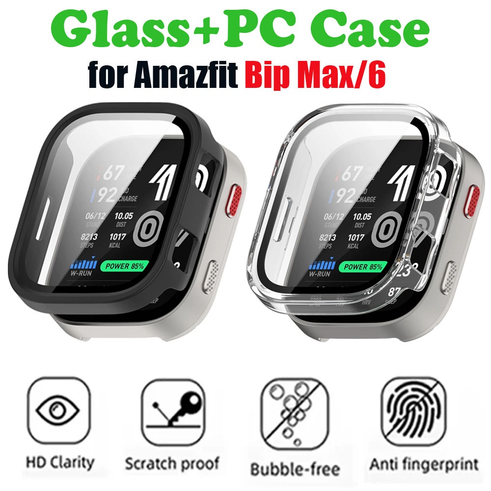 Amazfit Smartwatch Accessories - Funda de vidrio para Amazfit Bip