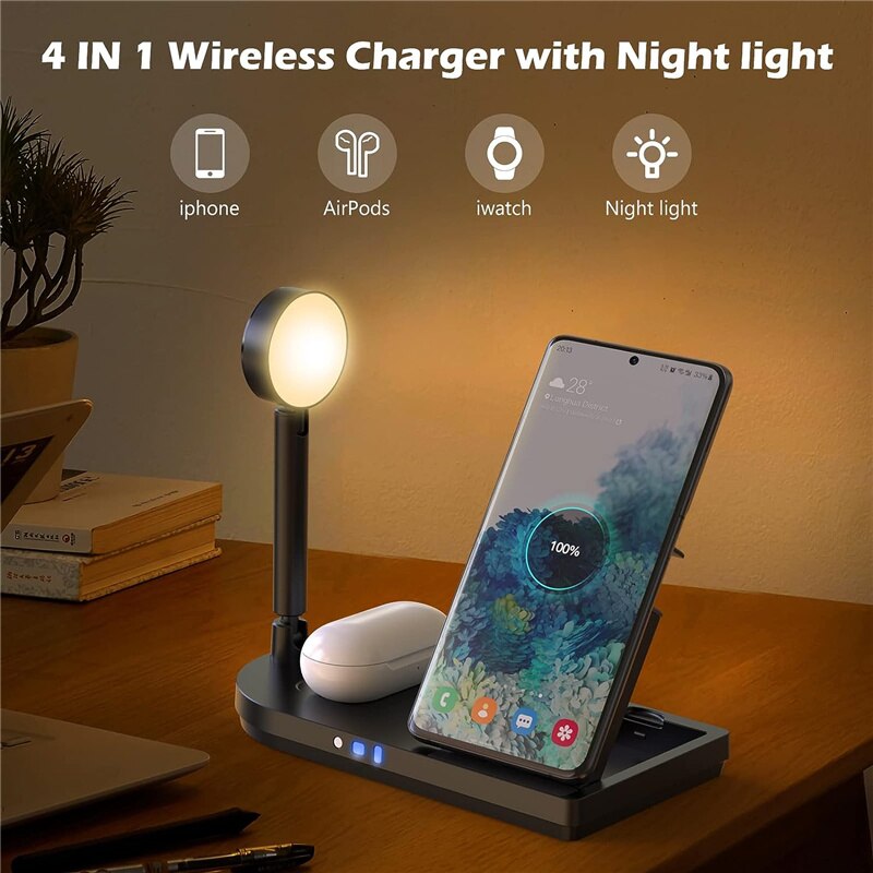 Soporte de Carga Inalámbrico P - Watch Charger Cable reseña y precio