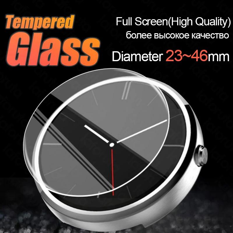Protector de pantalla de vidri - Motorola Smartwatch Accessories reseña y precio