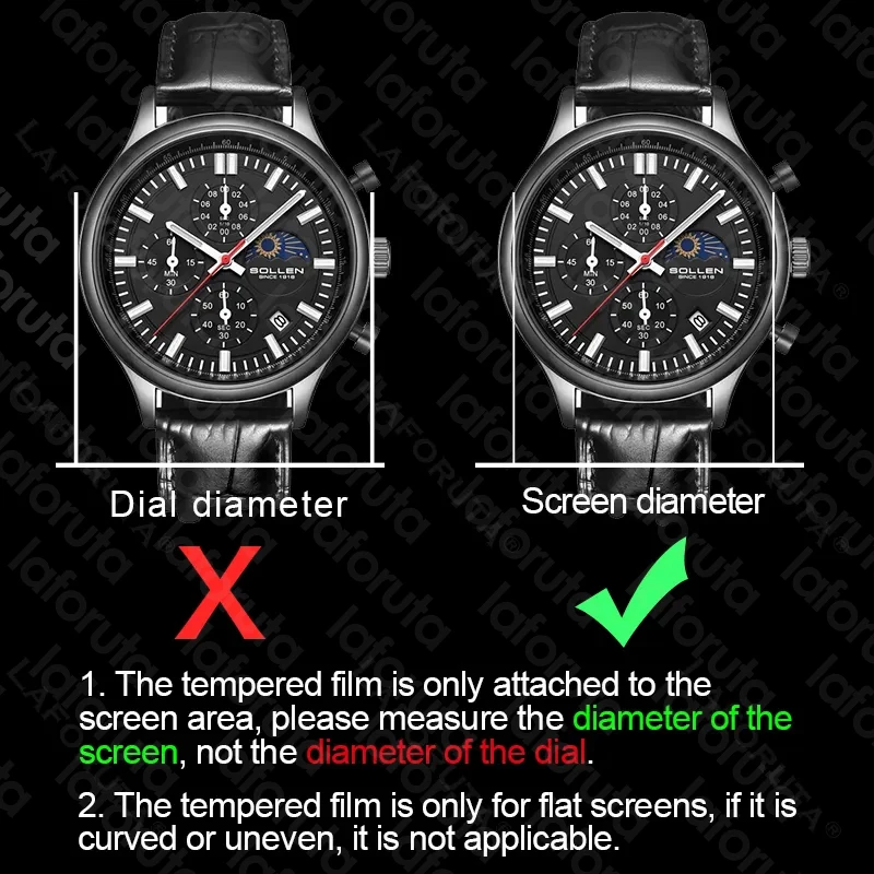 Protector de pantalla de vidri - Motorola Smartwatch Accessories reseña y precio