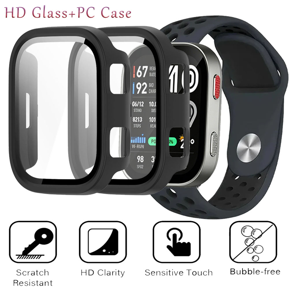 Funda de vidrio HD + PC dura p - Amazfit Smartwatch Accessories reseña y precio