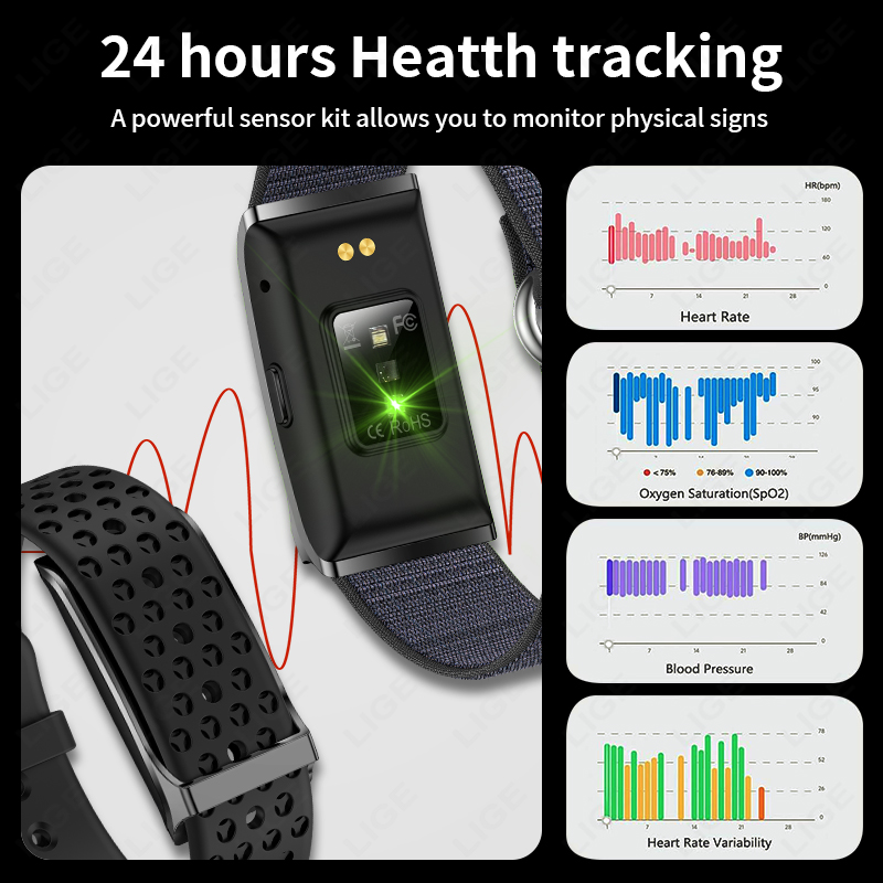 Reloj inteligente LIGE, Monito - Android Smartwatch Accessories reseña y precio