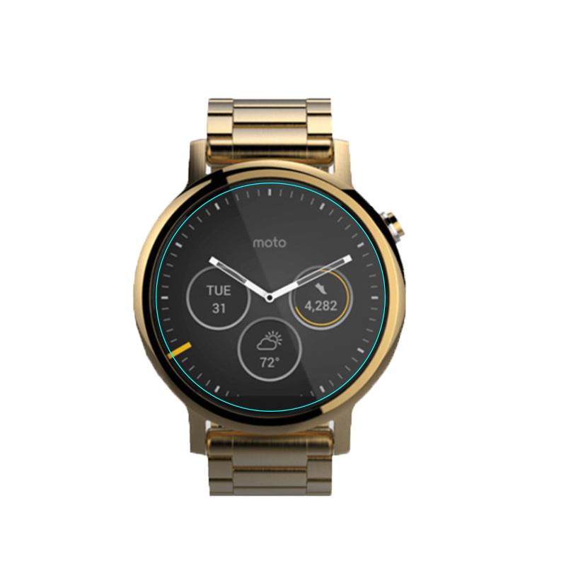 Película protectora de vidrio  - Motorola Smartwatch Accessories reseña y precio