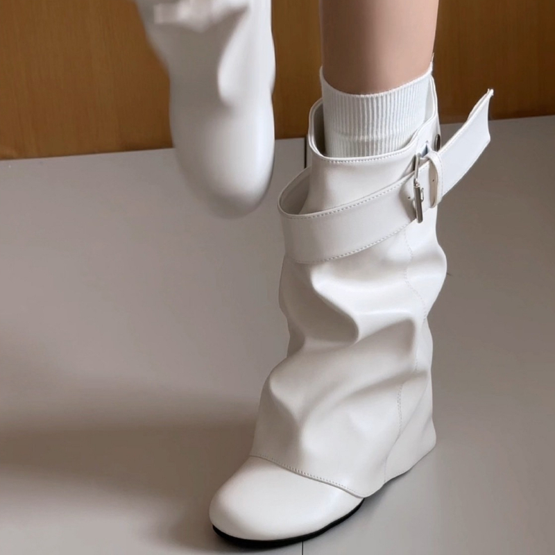 Nuevas Botas de Cuero para Muj - Leather Classic Strap reseña y precio