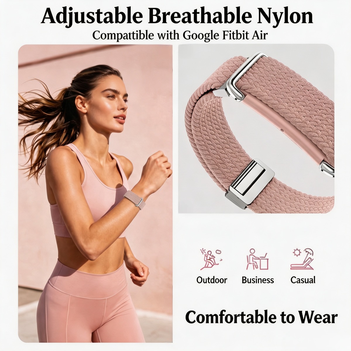 Correa de nailon para muñeca y - Sport Loop Strap reseña y precio