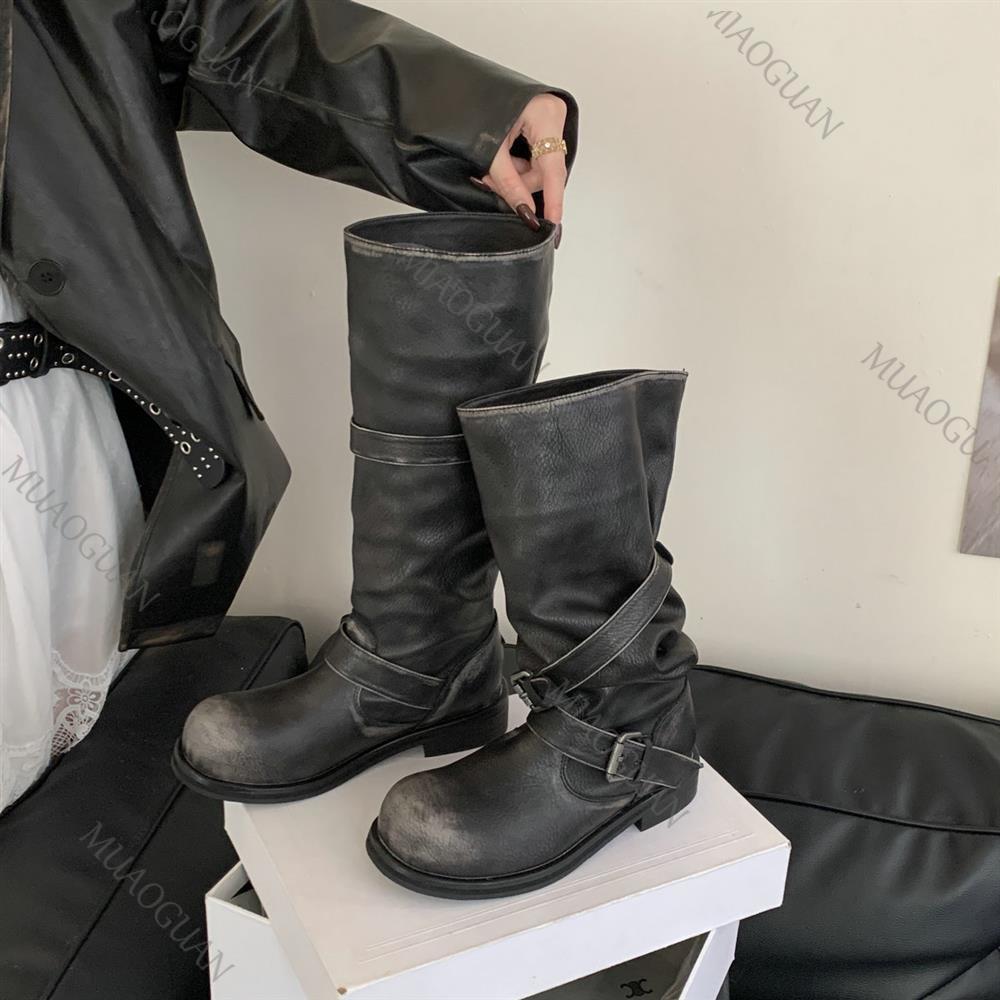 Botas de caballero altas hasta - Leather Classic Strap reseña y precio