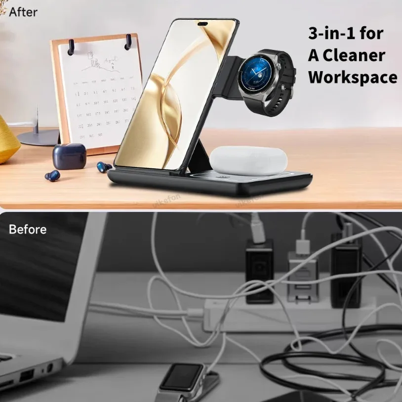 Soporte de escritorio con carg - Watch Charger Cable reseña y precio