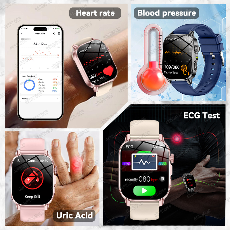 GUHUAVMI 2026 Nuevo Reloj Inte - Android Smartwatch Accessories reseña y precio