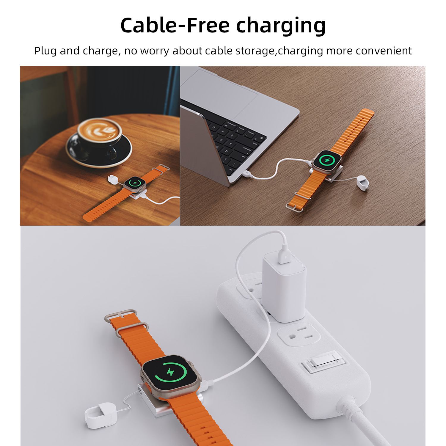 Bonola-cargador inalámbrico ma - Watch Charger Cable reseña y precio
