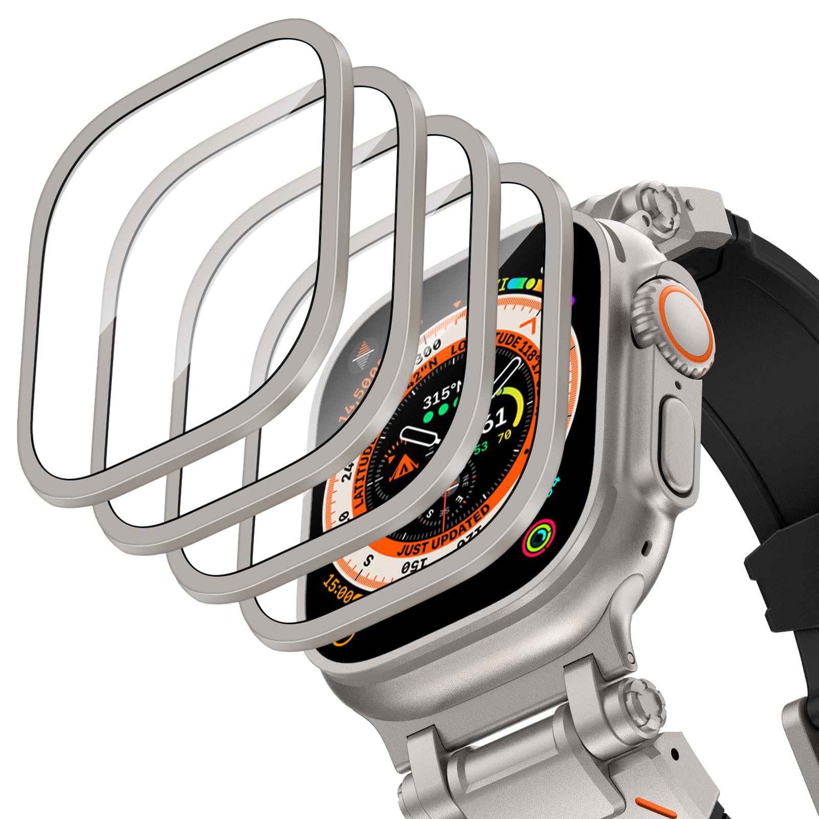 Funda de aleación de aluminio  - Smartwatch Straps & Accessories reseña y precio