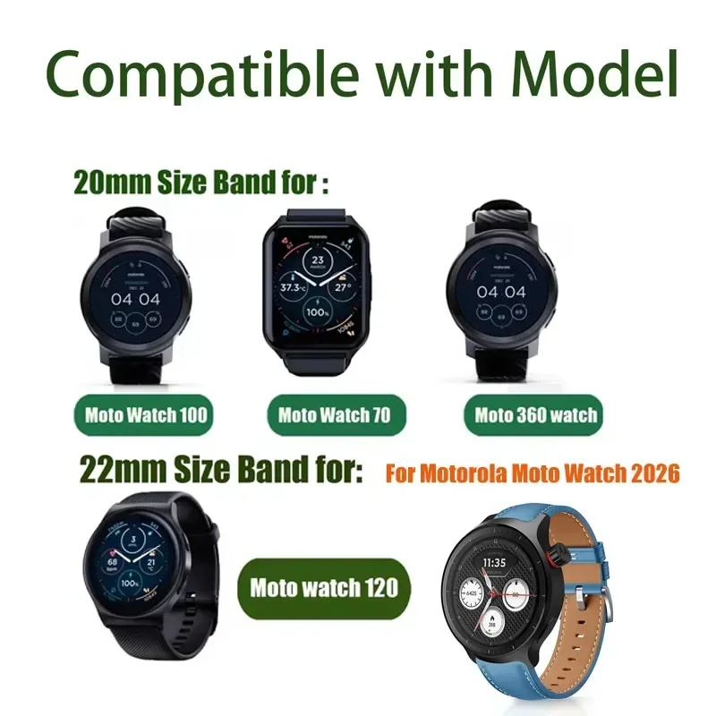 Correa de repuesto transpirabl - Motorola Smartwatch Accessories reseña y precio