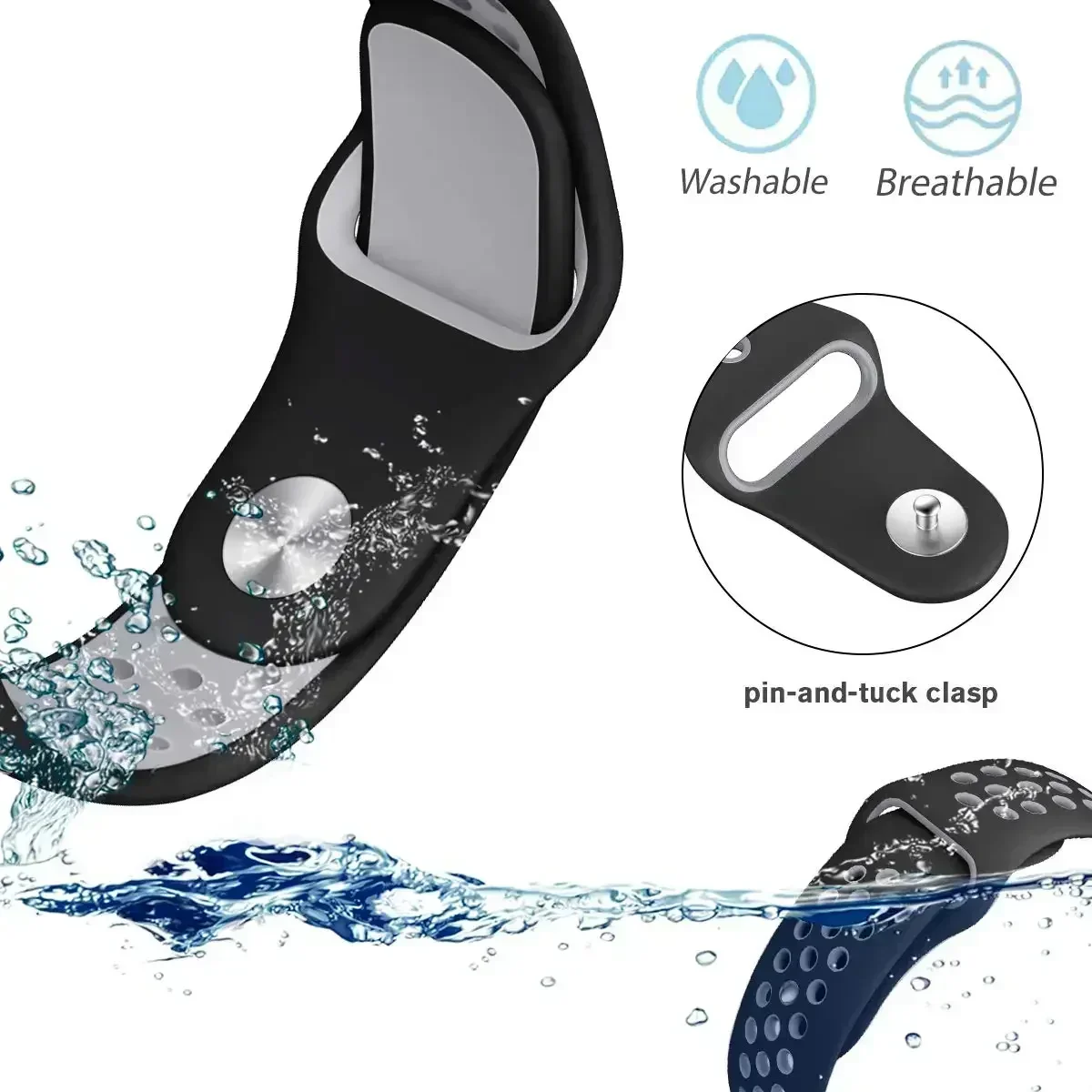 Correa de repuesto transpirabl - Motorola Smartwatch Accessories reseña y precio