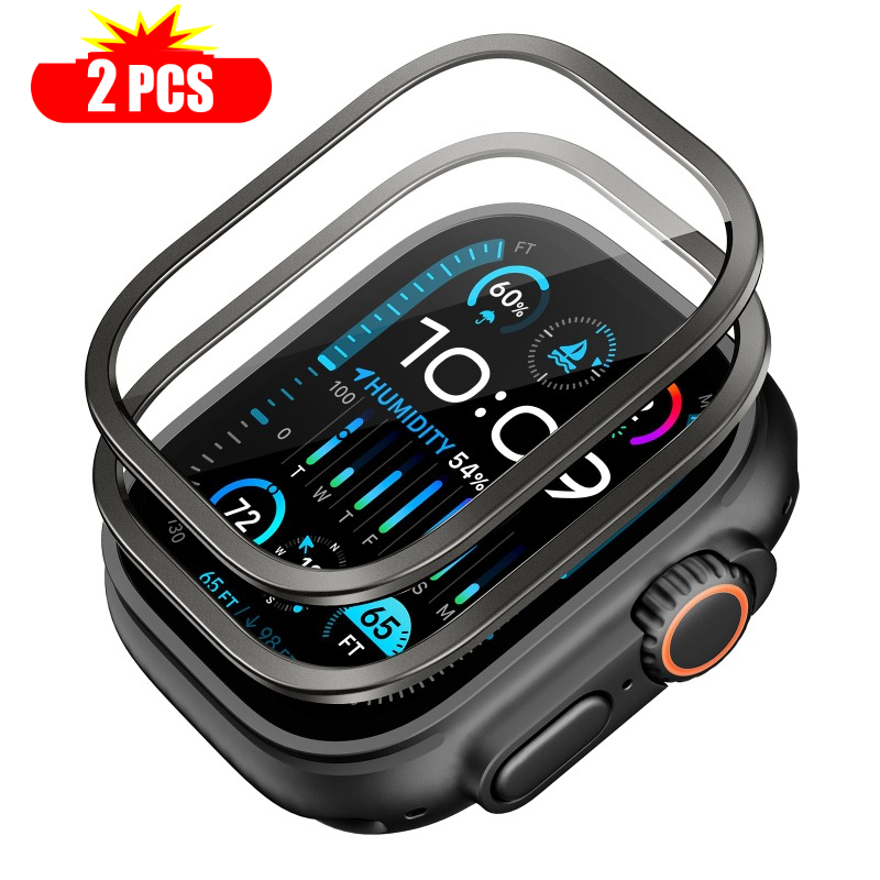 2 uds vidrio templado para App - Smartwatch Straps & Accessories reseña y precio